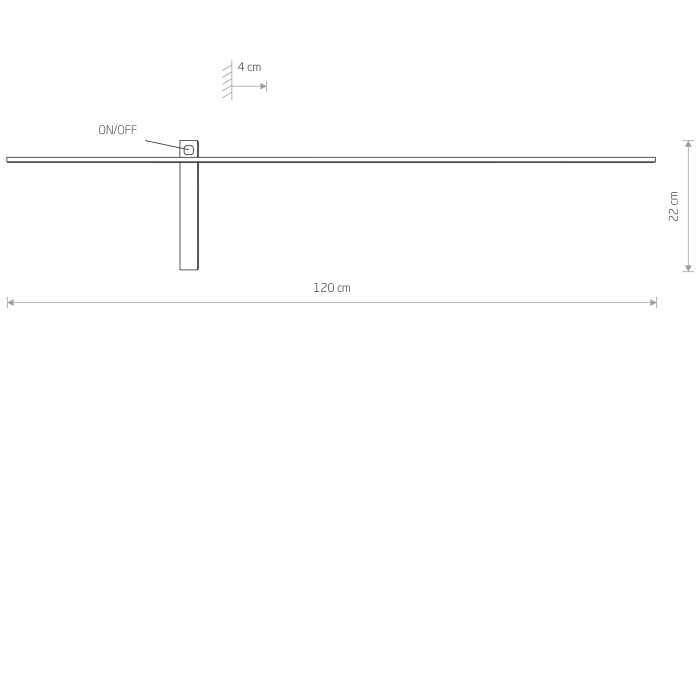 Nowodvorski IMPULSE LED L Ścienna Kinkiet obrazowe Max moc 15W LED IP23 Czarny 8117