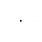 Nowodvorski PIN LED L Ścienna Kinkiet obrazowe Max moc 15W LED IP44 Czarny 8130