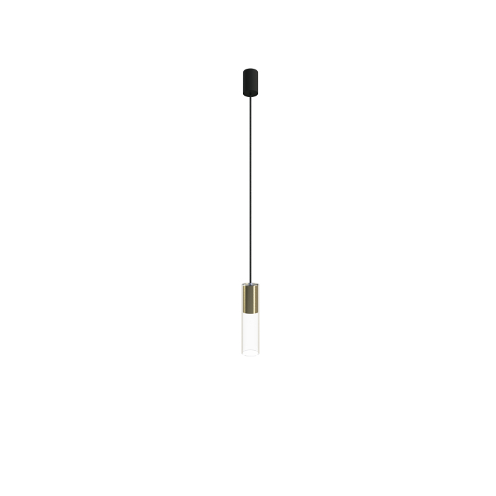 Nowodvorski CYLINDER M Sufitowa Wisząca Max moc 10W only LED GU10  Transparentny 7868