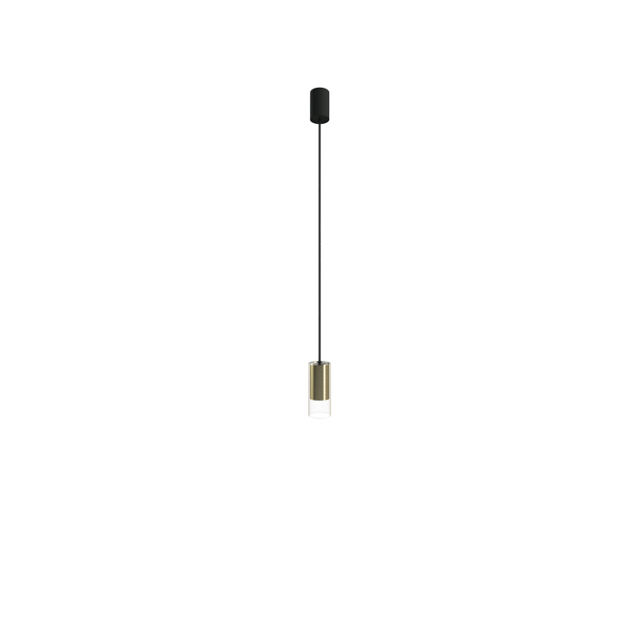 Nowodvorski CYLINDER S Sufitowa Wisząca Max moc 10W only LED GU10  Transparentny 7870
