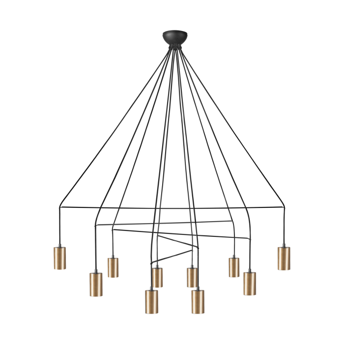 Nowodvorski IMBRIA Sufitowa Wisząca Max moc 10W only LED GU10  Mosiądz 7954