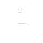 Nowodvorski TRIFLE Stołowa Max moc 10W only LED G9  Czarny 7761