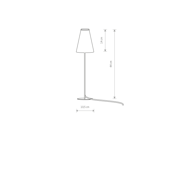 Nowodvorski TRIFLE Stołowa Max moc 10W only LED G9  Czarny 7761