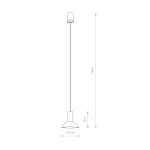 Nowodvorski HERMANOS Sufitowa Wisząca Max moc 10W only LED GU10  Biały 8037