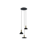 Nowodvorski HERMANOS Sufitowa Wisząca Max moc 10W only LED GU10  Czarny 8030