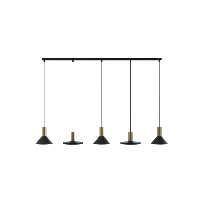 Nowodvorski HERMANOS Sufitowa Wisząca Max moc 10W only LED GU10  Czarny 8032