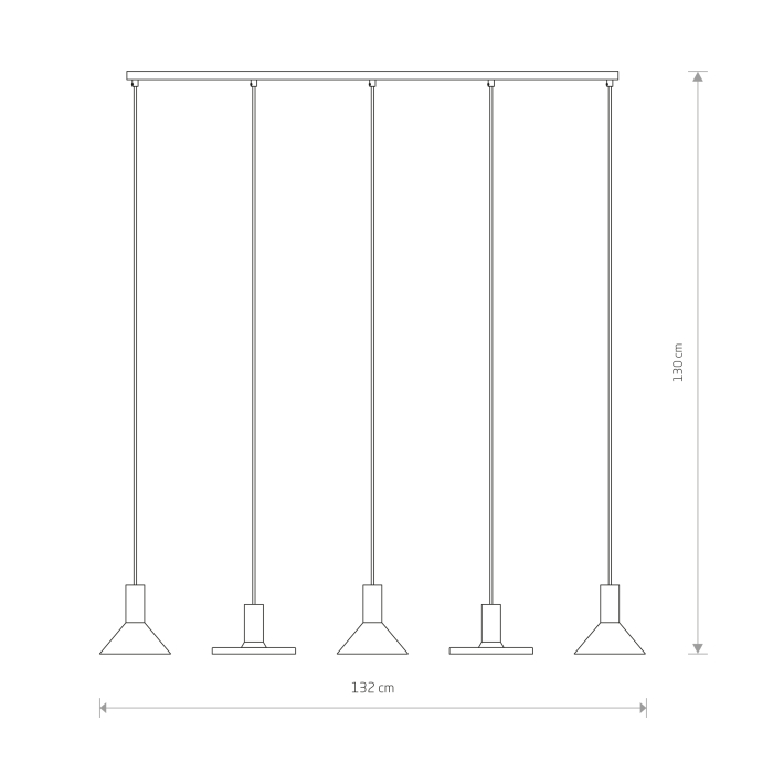 Nowodvorski HERMANOS Sufitowa Wisząca Max moc 10W only LED GU10  Czarny 8032