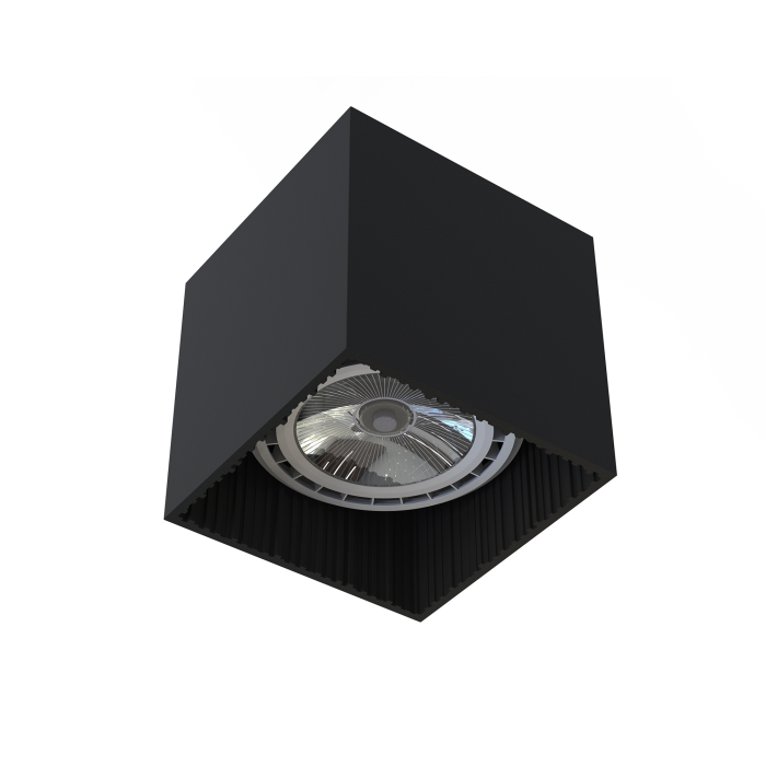 Nowodvorski GROOVE Spot Natynkowa Max moc 75W GU10 ES111  Czarny 7792