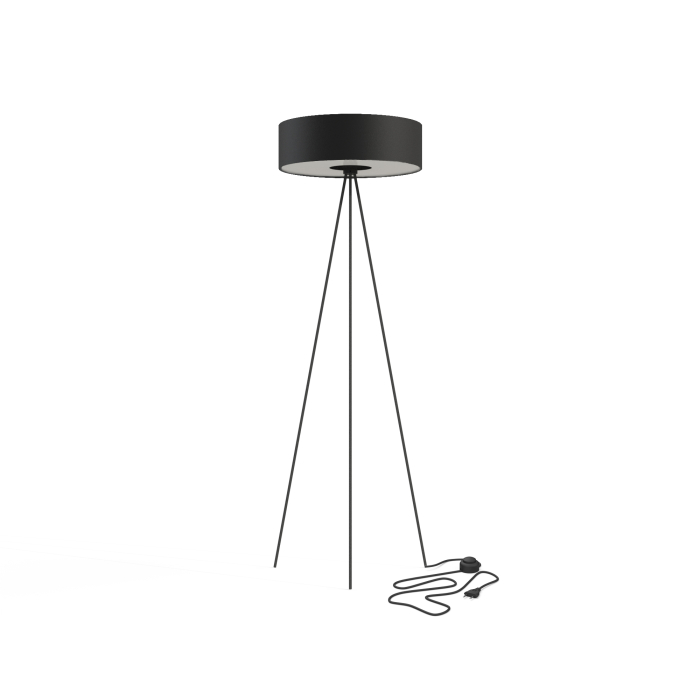 Nowodvorski CADILAC Podłogowa Max moc 25W only LED E27  Czarny 7988