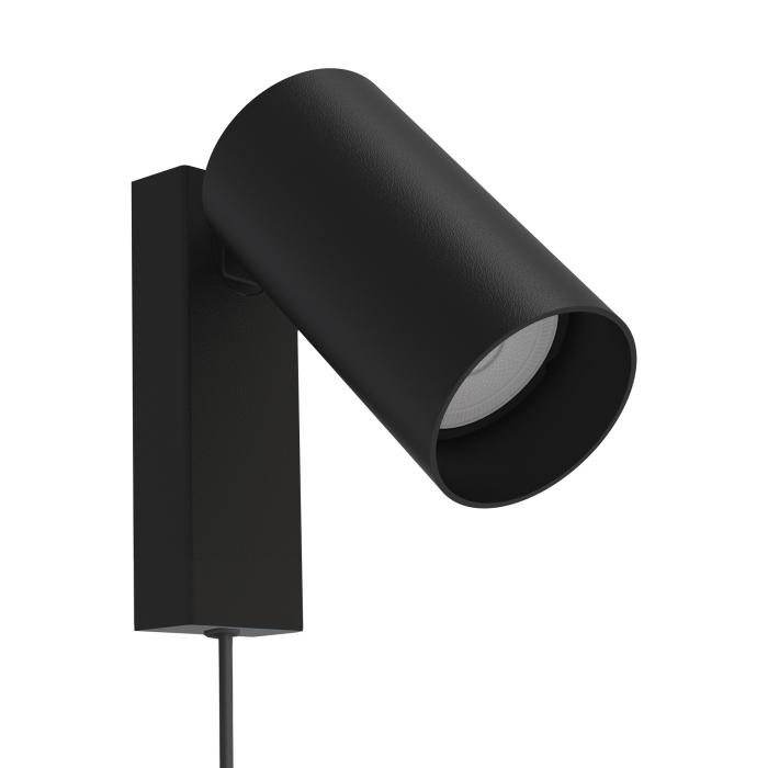 Nowodvorski MONO Ścienna Kinkiet regulowane z włącznikiem Max moc 10W only LED GU10  Czarny 7786