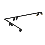 Nowodvorski MONO CORNER 2x150 Reflektor/Spot Max moc 10W only LED GU10  Czarny 7700