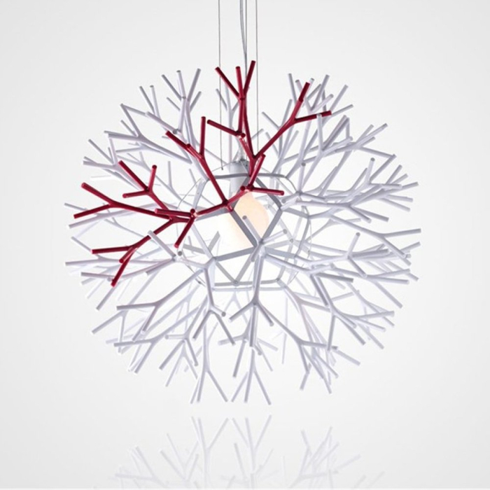 Step Into Design CORAL REEF biało czerwona Wisząca 62 cm ST-7101-1M