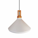 Step Into Design NORDIC WOODY Biało-drewniana 35 cm Wisząca ST-5097B