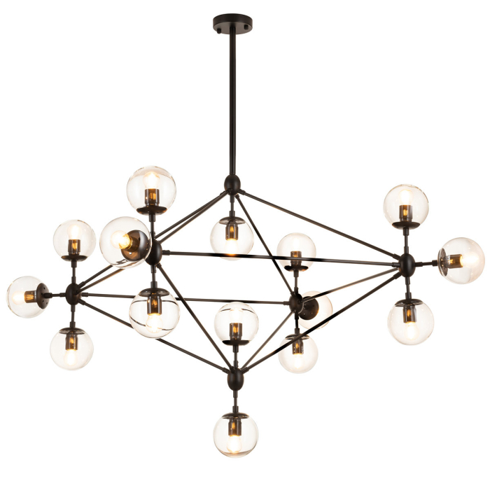 Step Into Design ASTRIFERO-15 Bursztynowo Czarny 110 cm Wisząca ST-9047-15