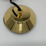 Step Into Design GOLDEN PIPE-1 Czarno Złoty 5 cm Wisząca ST-5719-1