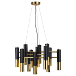 Step Into Design GOLDEN PIPE-13 Czarno Złoty 60 cm Wisząca ST-5719-13