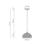 Step Into Design VICTORY GLOW S Złoty 17 cm Wisząca ST-9002S