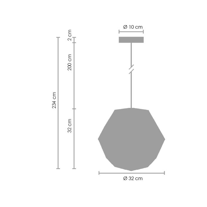 Step into Design Lampa wisząca FUTURI STAR miedziana 32cm (ST-5001-S cooper)