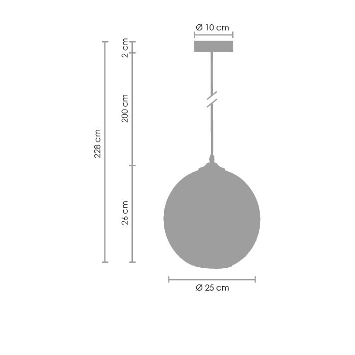 Step Into Design LOVE BOMB Bursztynowy 25 cm ST-5012
