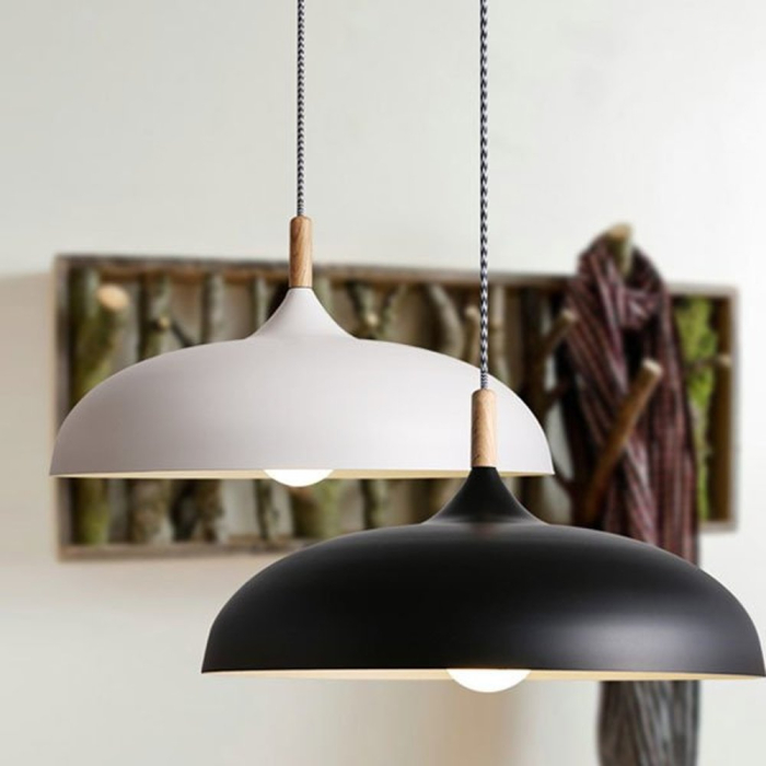 Step into Design Lampa Wisząca SAUCER czarna 45 cm ST-5219 black