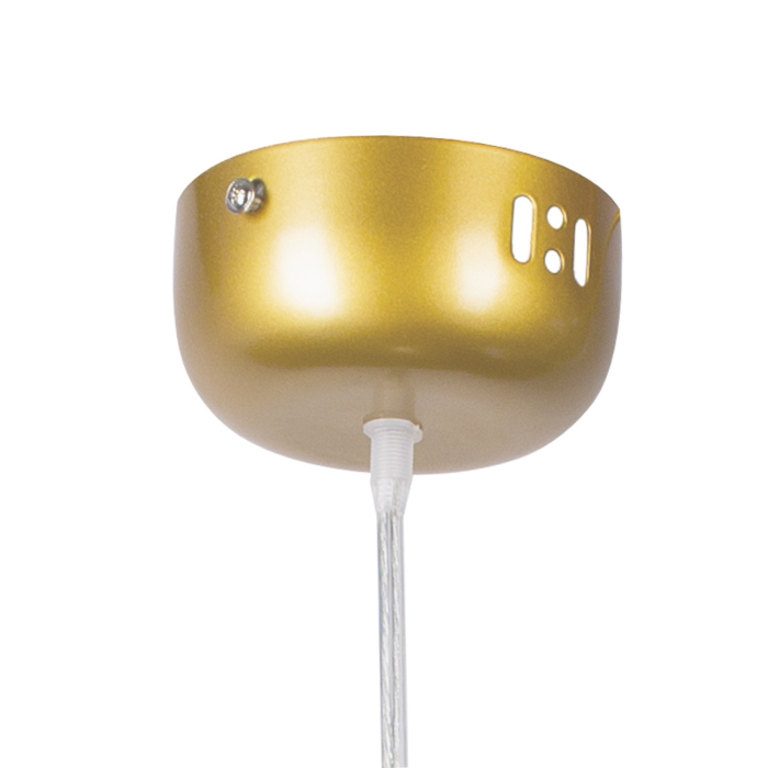 Step into Design Wisząca BUBBLES 3+1 LED Transparentny - Złoty