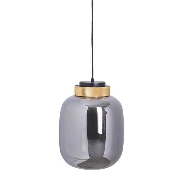 Step into Design Lampa Wisząca BOOM LED szaro złota 25 cm  9969P/A smoky