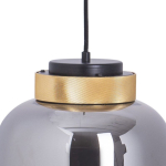 Step into Design Lampa Wisząca BOOM LED szaro złota 25 cm  9969P/A smoky