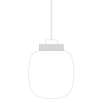 Step into Design Lampa Wisząca BOOM LED szaro złota 25 cm  9969P/A smoky