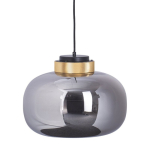 Step into Design Lampa Wisząca BOOM LED szaro złota 35 cm  9969P/B smoky