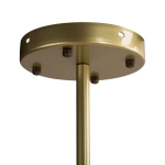 Step into Design Lampa Wisząca MODERN ORCHID-6 złoto transparentna 130 cm ST-1232-6 GOLD transparent