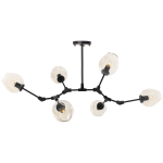 Step into Design Lampa Wisząca MODERN ORCHID-6 złoto transparentna 130 cm ST-1232-6 GOLD transparent