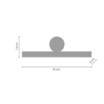 Step Into Design BOOGIE Lampa ścienna 3000K MD-7014 wall