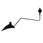 Step Into Design CRANE-1W Lampa ścienna czarna 99cm W8701