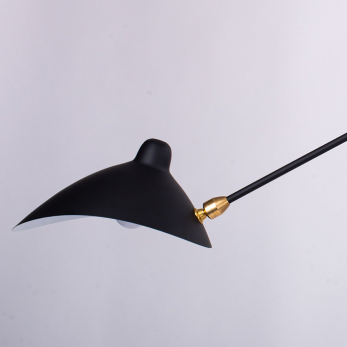 Step Into Design CRANE-2W Lampa ścienna czarna 175cm W8702