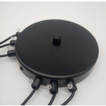 Step into Design Lampa ścienna LINEA-6 WALL czarna (XT012-6W)