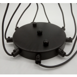 Step into Design Lampa wisząca LINEA-9 czarna (XT005-9P)