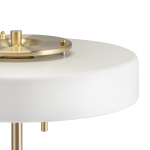 Step into Design Lampa stołowa ARTDECO biało - złota (MT8872 white)
