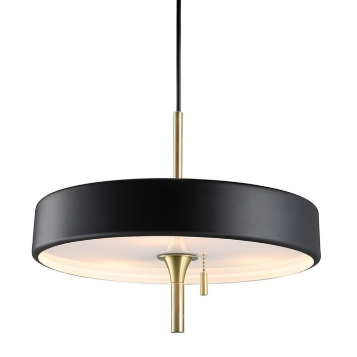 Step into Design Lampa Wisząca ARTDECO czarno - złota 35 cm MP8872 black