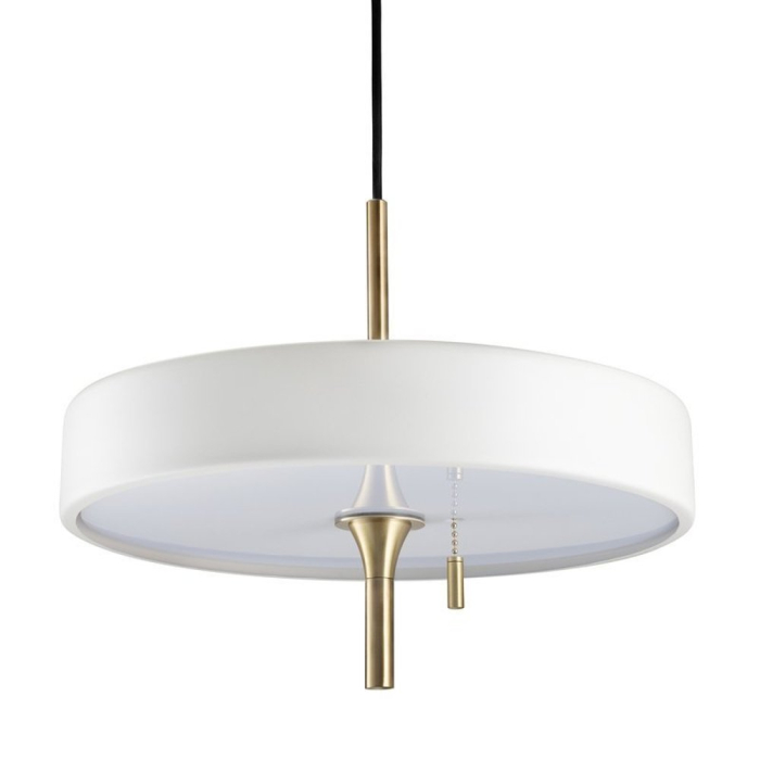 Step into Design Lampa Wisząca ARTDECO biało - złota 35 cm MP8872 white