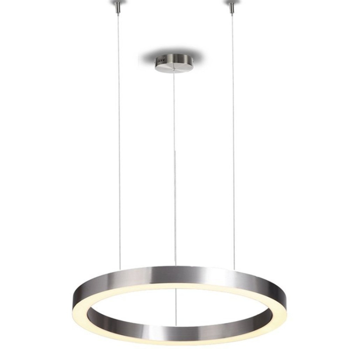 Step into Design Lampa wisząca CIRCLE 80 LED nikiel szczotkowany 80cm (ST-8848-80 NICKEL)