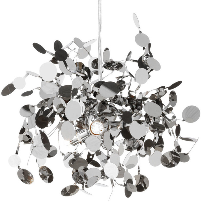 Lampa wisząca chrom 40 cm 5W G9  MONETTI ST-1675 CHROME