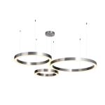 Step into Design Lampa wisząca CIRCLE 40+60+80 LED mosiądz na 1 podsufitce (ST-8848-40+60+80 brass)