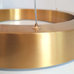 Step into Design Lampa wisząca CIRCLE 40+60+80 LED mosiądz na 1 podsufitce (ST-8848-40+60+80 brass)