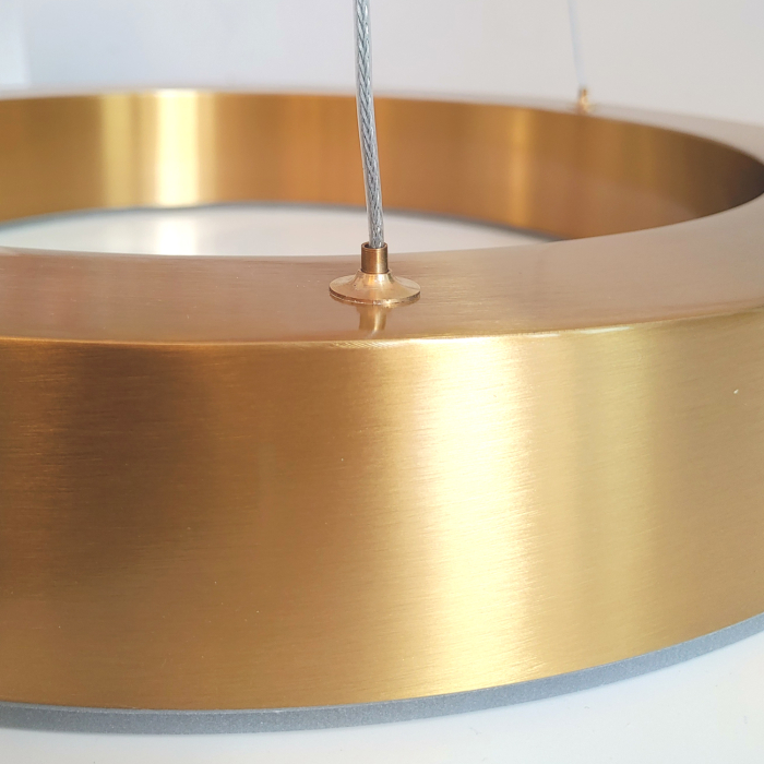 Step into Design Lampa wisząca CIRCLE 40+60+80 LED mosiądz na 1 podsufitce (ST-8848-40+60+80 brass)