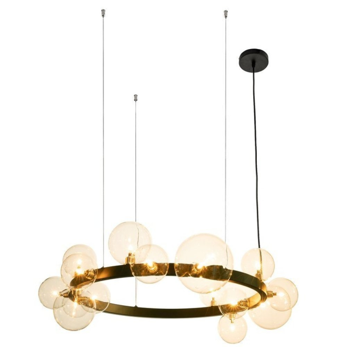 Step into Design Lampa wisząca ORION czarna 85cm  (XC111-850)