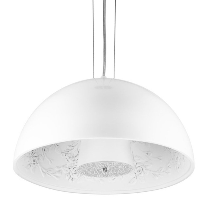 Step into Design Lampa wisząca FROZEN GARDEN biała błyszcząca 40cm (ST-7049S white shinny)