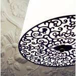Step into Design Lampa wisząca FROZEN GARDEN biała błyszcząca 40cm (ST-7049S white shinny)