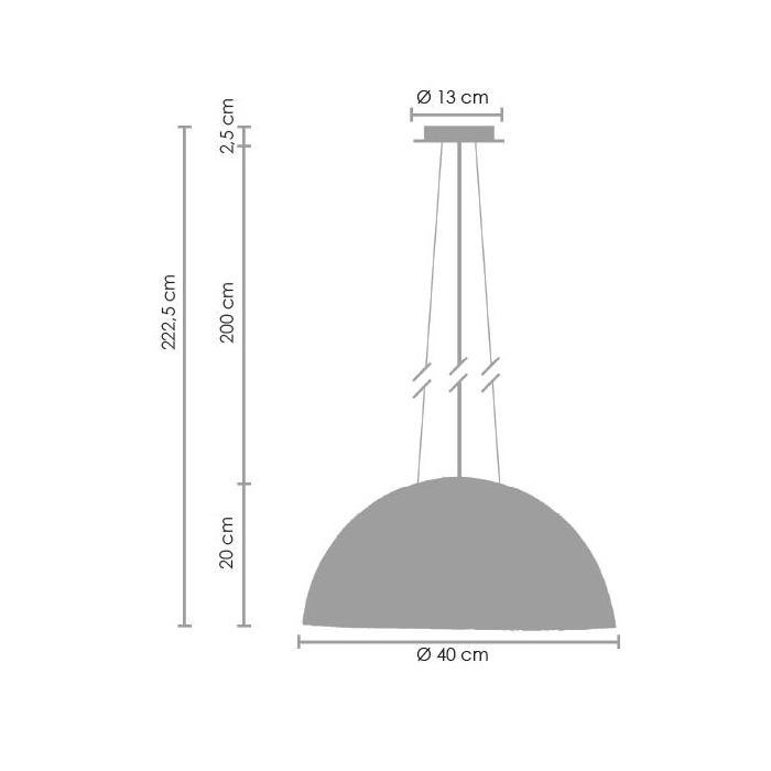 Step into Design Lampa wisząca FROZEN GARDEN biała błyszcząca 40cm (ST-7049S white shinny)