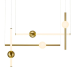 Step into Design Lampa wisząca O-LINE S-4 LED mosiądz (ST-1691S-4)