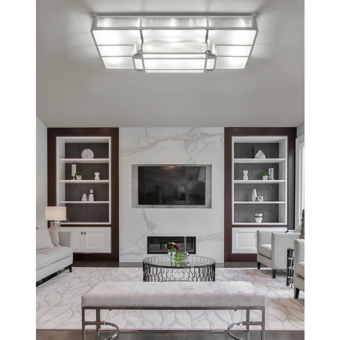 Step into Design Ceiling lamp STREAM chrom 140*75cm